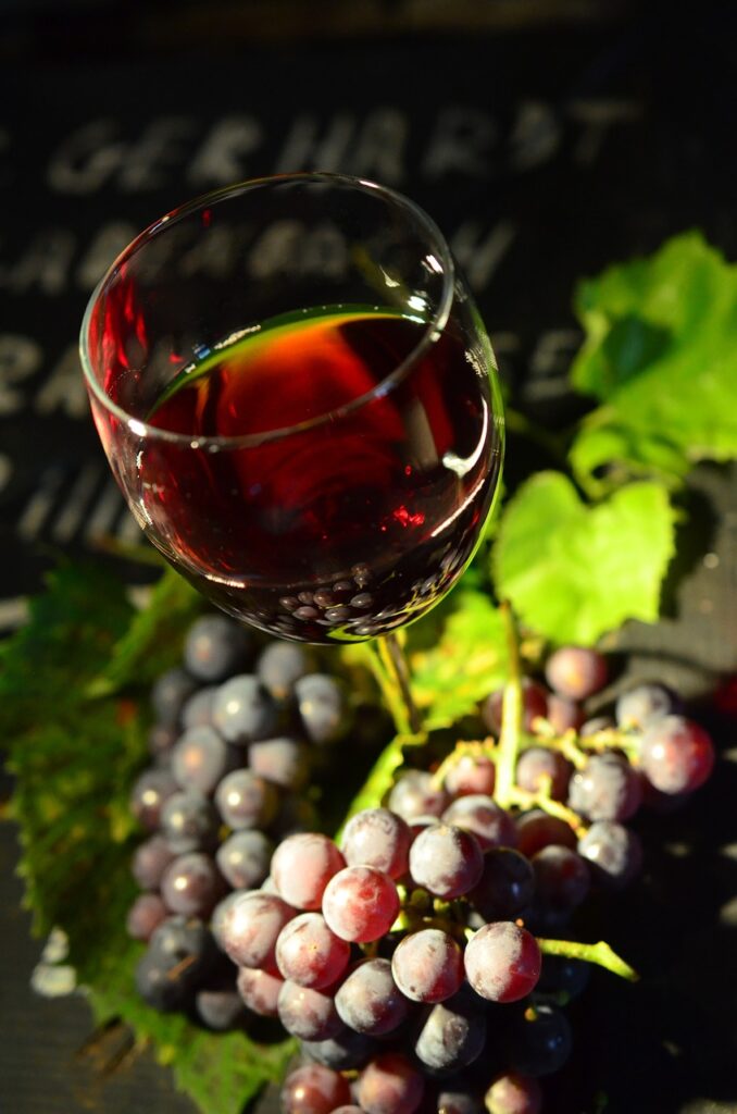 wine glass, grapes, red wine-951312.jpg
